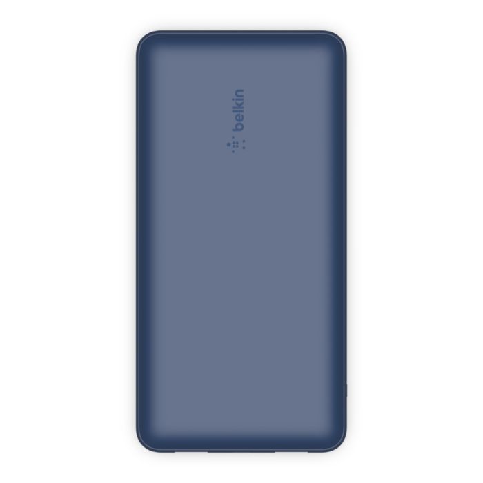 Акумулятор портативний літій-іонний Power Bank Belkin 20000мА·год, 15Вт, 2хUSB-A/USB-C, блакитний