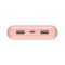 Портативное зарядное устройство Power Bank Belkin 20000mAh 15W Dual USB-A, USB-C Rose Gold