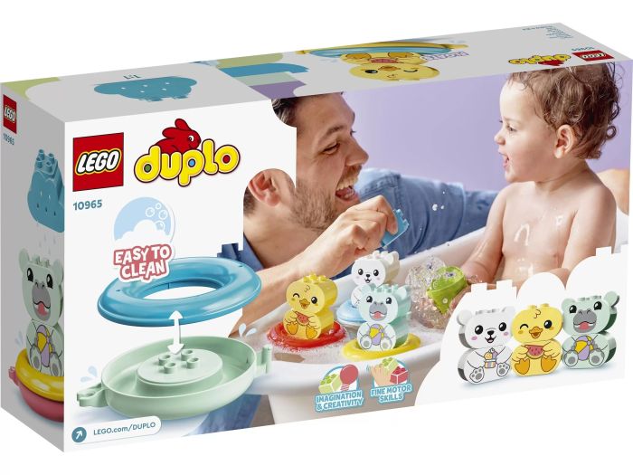 Конструктор LEGO DUPLO My First Приключения в ванной: плавучий поезд для зверей