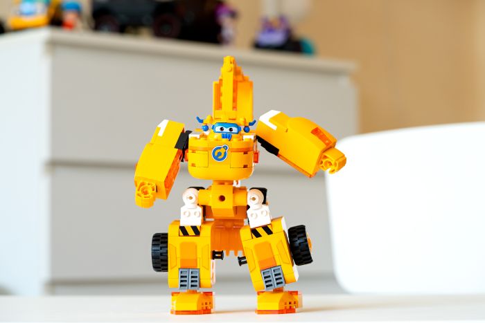 Конструктор-трансформер Super Wings Small Blocks 2-in-1 Buildable Transforming Vehicle Донни (Donnie)