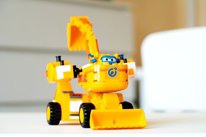 Конструктор-трансформер Super Wings Small Blocks 2-in-1 Buildable Transforming Vehicle Донни (Donnie)