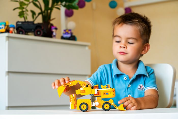 Конструктор-трансформер Super Wings Small Blocks 2-in-1 Buildable Transforming Vehicle Донни (Donnie)