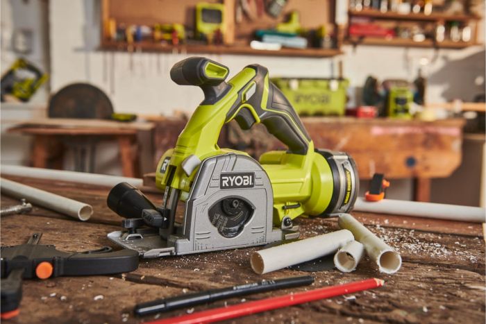 Пила дисковая универсальная аккумуляторная Ryobi ONE+ R18MMS-0 18В 85мм 1.9кг без АКБ и ЗУ