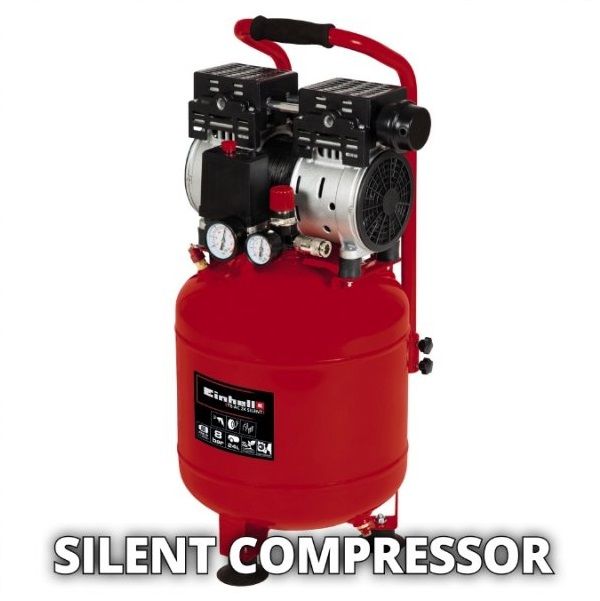 Компресор повітряний Einhell TE-AC 24 Silent, 750Вт, 24л, 135л/хв, 8бар