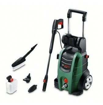 Минимойка высокого давления Bosch EasyAquatak 110, 1300Вт, 110бар, 330л/час, шланг 5м, 3.8кг