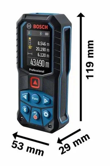 Дальномер лазерный Bosch GLM 50-27 C, 0.05-50м, ±1.5мм, IP65, 0.2кг