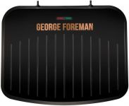 Гриль George Foreman прижимной Fit Grill Copper Medium 1630Вт, темп. режимов-1, пластик, черный