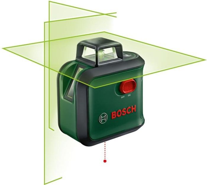 Нівелір лазерний Bosch UniversalLevel 360, до 24м, ±0.4мм/м, +висок, 0.56кг