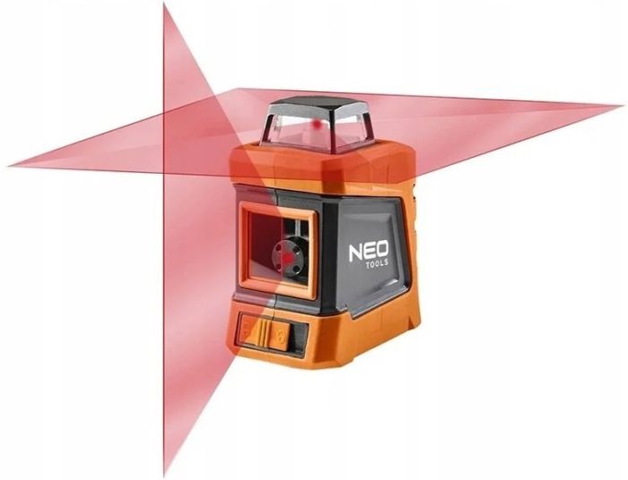 Нивелир лазерный Neo Tools, до 15м, ±0.03мм/м, 360° по вертикали, с футляром и штативом 1.5м, IP54