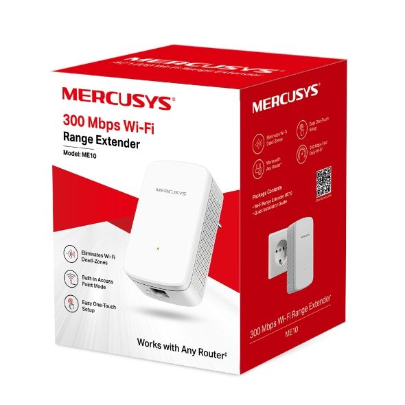 Розширювач покриття WiFi MERCUSYS  AC1200, 1хFE LAN Mercusys ME10