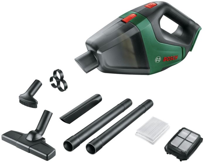 Пилосос професійний акумуляторний Bosch UniversalVac 18 18В акб 1х2.5Ач 9кПа контейнер 0.5л 1.3кг