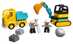 Конструктор LEGO DUPLO Вантажівка і гусеничний екскаватор