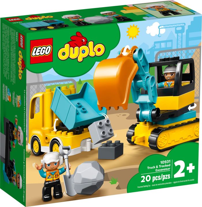 Конструктор LEGO DUPLO Грузовик и гусеничный экскаватор