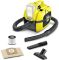 Пылесос профессиональный Karcher WD 1 Compact Battery, 18В, контейнер 7л, 3.14кг, без АКБ и ЗП