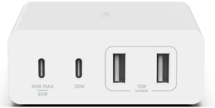 Зарядное устройство сетевое Belkin 108Вт GAN 2хUSB-С/USB-A, белый