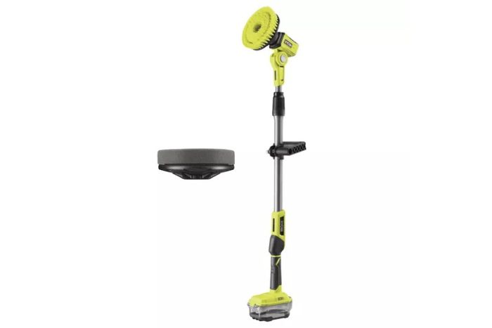 Щетка аккумуляторная телескопическая Ryobi ONE+ R18TPS 18В диск 15см 210об·мин 1-1.4м IPX7 2.1кг без АКБ и ЗУ
