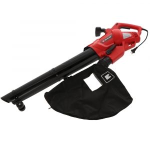 Воздуходув-пылесос садовый Einhell GC-EL 3024 E, 3000 Вт, 3в1, 240км/час, 650куб/час, мешок 40л, 3.13кг