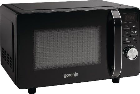 Микроволновая печь Gorenje, 20л, электр. управл., 700Вт, гриль, дисплей, черный