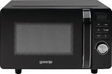 Микроволновая печь Gorenje, 20л, электр. управл., 700Вт, гриль, дисплей, черный
