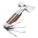 Мультитул Neo Tools, 11в1, молоток, топор, гаечный ключ, рулетка, отвертка SL и PH, скребок, пила, напильник, нож, консервный нож, чехол