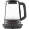 Електрочайник Electrolux 1.7л, Strix, скло, заварник, підтримка температури, чорний