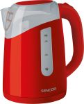 Електрочайник Sencor 1.7л, Strix, пластик, червоний