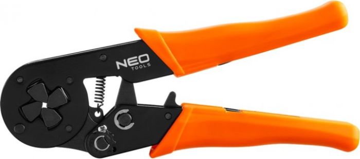 Кліщі обтискні Neo Tools, для обтиску наконечників 6-16мм2, 160мм