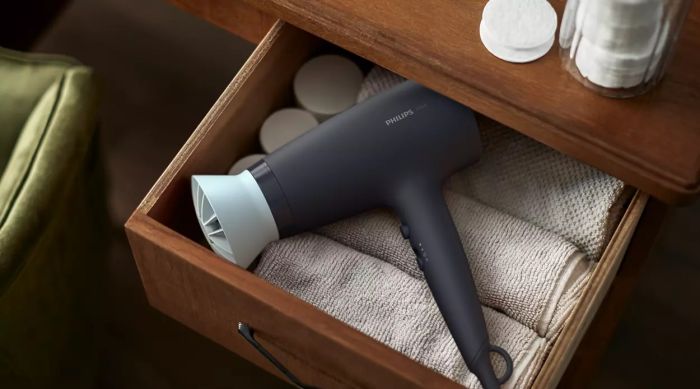 Фен Philips 3000 Series, 2100Вт, режимов-3, дифузор, иониз-я, хол. обдув, синий