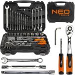 Набор инструментов Neo Tools, 1/2", 1/4", 77шт, CrV