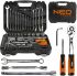 Набор инструментов Neo Tools, 1/2", 1/4", 77шт, CrV
