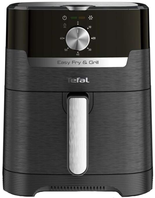 Мультипечь Tefal AirFry&Grill, 1550Вт, чаша-4.2л, электронное управл., пластик, черный