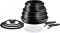 Набор посуды Tefal Ingenio Easy Cook & Clean, сменная ручка, 13 предметов, алюминий, бакелит, коричневый