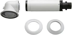 Комплект коаксиальный Bosch FC-Set80-C13x горизонтальный для конденсационных котлов, длина 335-530 мм, диаметр 80/125 мм