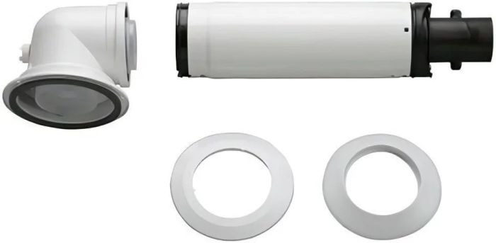 Комплект коаксиальный Bosch FC-Set80-C13x горизонтальный для конденсационных котлов, длина 335-530 мм, диаметр 80/125 мм