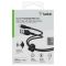 Кабель USB-A > Lightning зарядки/синхронизации Belkin, 1м, витой, силиконовый, с ремешком на магните, черный