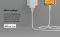 Кабель USB-A > Lightning заряджання/синхронізації Belkin 1м, силіконовий з кліпсою, білий