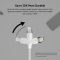 Кабель USB-A > Lightning заряджання/синхронізації Belkin 1м, плетений, силіконовий, з ремінцем на магніті, білий