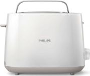 Тостер Philips Daily Collection 830Вт, кришка від пилу, пластик, білий