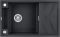 Мийка кухонна Deante Magnetic, граніт, прямокутник, з крилом, 820х500х219мм, чаша - 1, накладна, металічний графіт