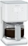 Кофеварка Tefal капельная Sense 1.25л, молотый, LED-дисплей, сенсорное управл., белый