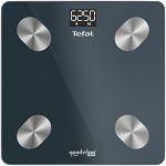 Ваги Tefal підлогові Smart, 180кг, Bluetooth, AAAx3 в комплекті, скло, чорний