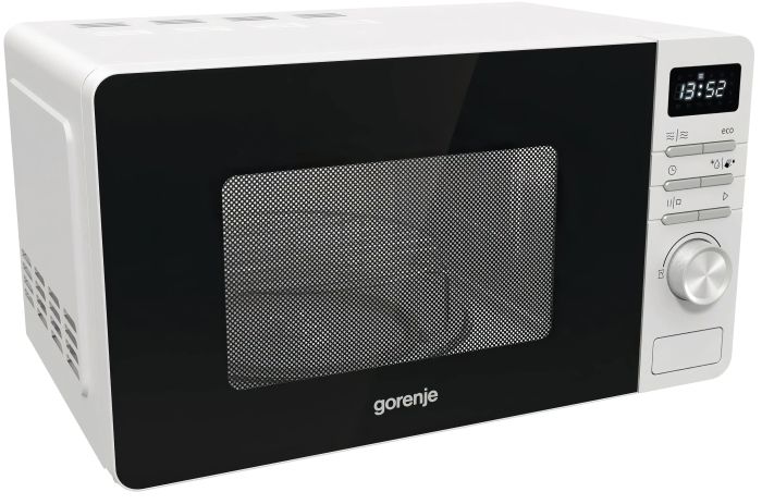 Микроволновая печь Gorenje, 20л, электр. управл., 800Вт, дисплей, белый