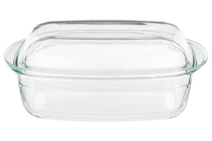 Форма для запікання з кришкою Ardesto Black Mars, 32.5х19.6х13.4см, боросилікатне скло, прямокутна, прозорий