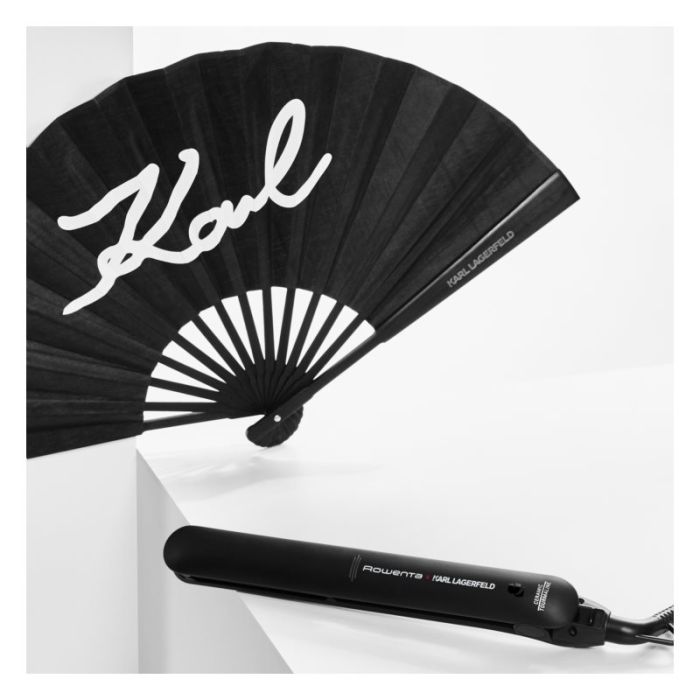 Випрямитель Rowenta x Karl Lagerfeld Easyliss, >240Вт, >200С, керамика, турмалин , черный