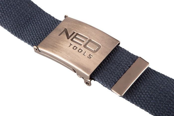 Ремінь Neo Tools Premium, 100% бавовна, універсальний, 130см, синій