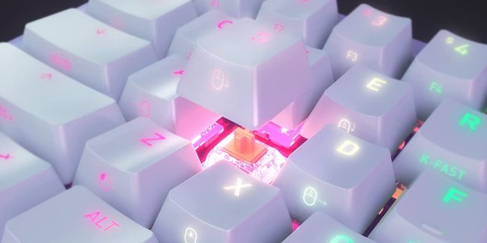 Клавіатура механічна Xtrfy K5 68Key, Kailh Red, USB-A, EN/UA, Hot-swap, RGB, Чорний