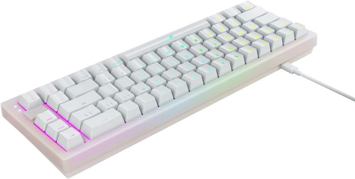 Клавіатура механічна Xtrfy K5 68Key, Kailh Red, USB-A, EN/UA, Hot-swap, RGB, Чорний