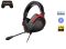 Гарнитура игровая ASUS ROG Delta S Core, mini-jack/dual 3.5мм, 1.5м/1м, чёрно-красный