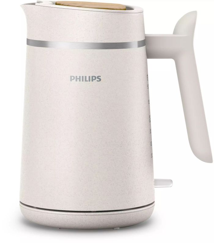 Електрочайник Philips Eco Conscious Edition, 1.7л, екопластик, LED підсвітка, звуковий сигнал, білий матовий