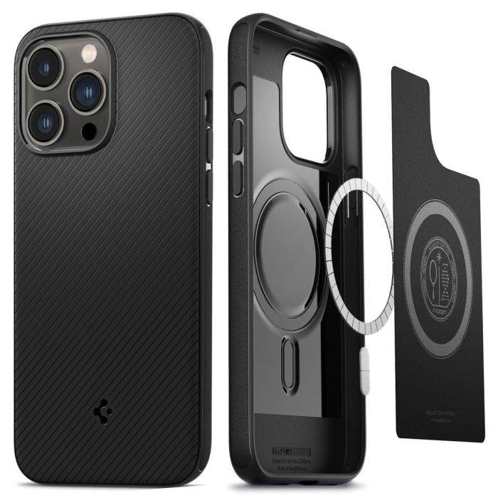 Чохол Spigen для iPhone 14 Pro Max, Mag Armor MagFit, Matte Black